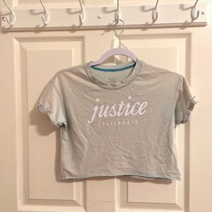 🎈5/$20🎈 Justice Girl's Half Tshirt